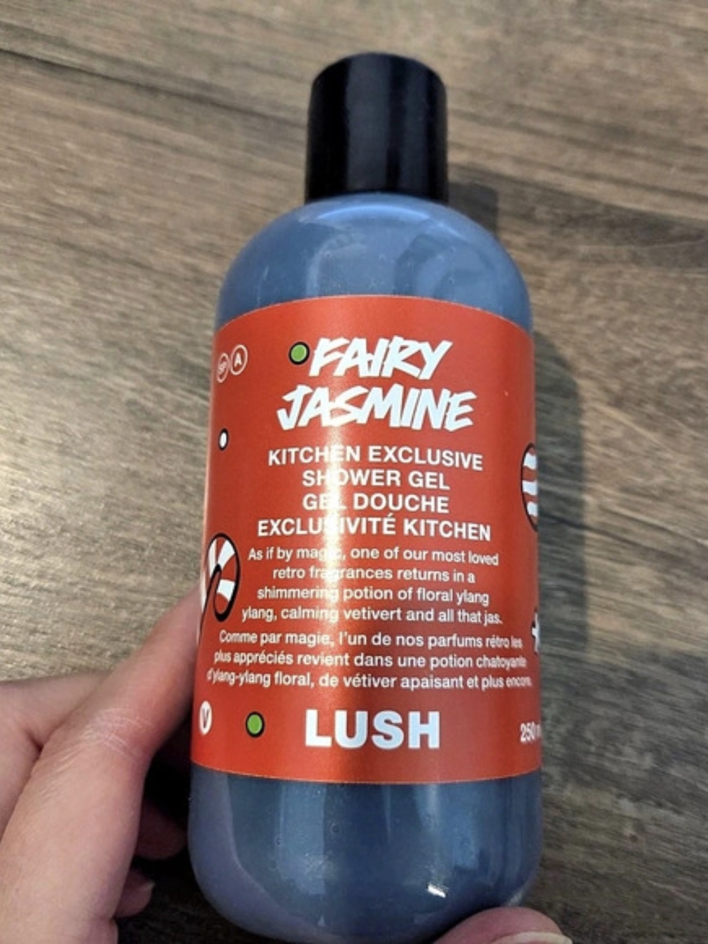 Lush Fairy Jasmine Kitchen Exclusive Shower Gel Blue NWT